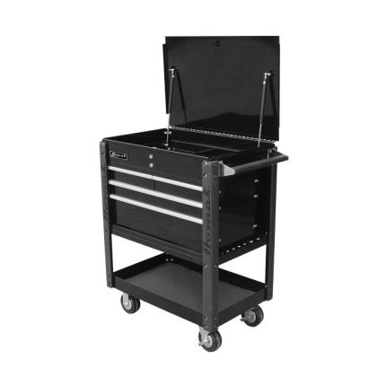 Homak Pro Series 35″ 4 Drawer Flip Top Service Cart