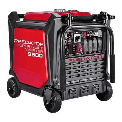 Predator Super Quiet Inverter 9500 Watt Generator with Co Secure Technology