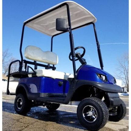 36v Electric Termite Golf Cart Mini Four Seater 4 Seater Optionally Fully Loaded - BLUE