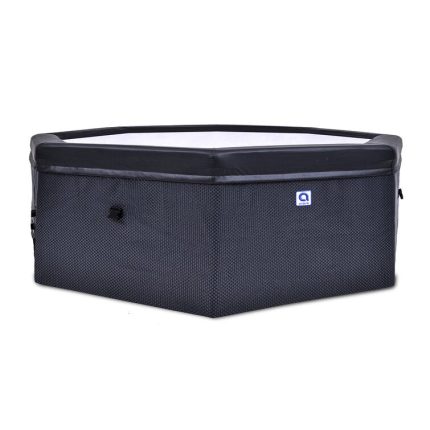 Jleisure Aegean 6 - Person 90 - Jet Hexagon Hot Tub in Black