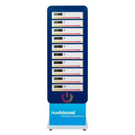 KwikBoost Multi Device Charging Locker with Custom Graphics By Luxor