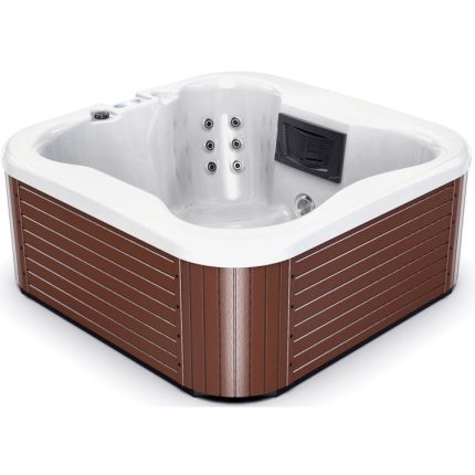 Luxuria Spas 120 Volt 4 - Person 55 - Jet Square Plug & Play Hot Tub with Ozonator