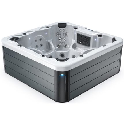 Luxuria Spas 240 Volt 7 - Person 55 - Jet Square Plug & Play Hot Tub with Ozonator and Built-In Speaker