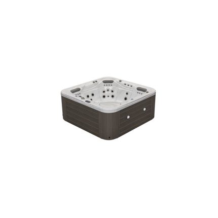 Luxury Spas 77 - Jet Acrylic Square Hot Tub with Ozonator in Gray