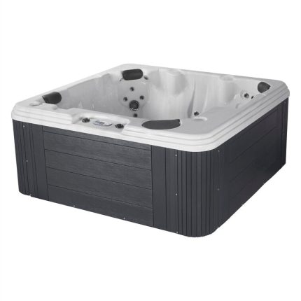 Revive LS 6 Person 86 Stainless Jet Lounger Hot Tub with Heater and Ozone