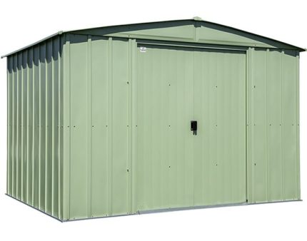 Arrow 10x8 Classic Steel Storage Shed Kit - Sage Green