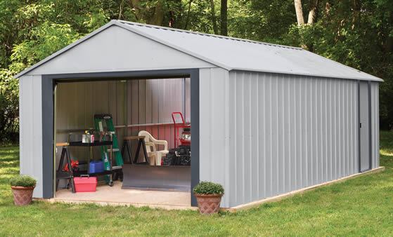 Arrow 12x31 Murryhill Garage Assembled In The Backyard Arrow 12x31 Murryhill Garage Assembled In The Backyard