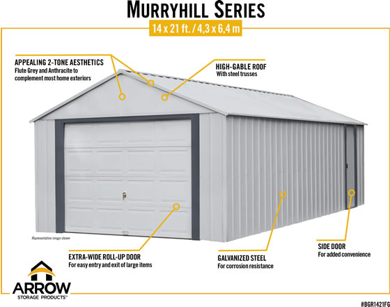 Arrow Murryhill Storage Garage Features & Benefits Arrow Murryhill Storage Garage Features & Benefits