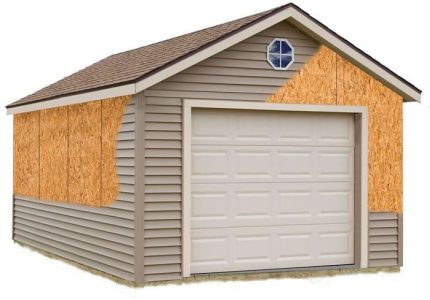 Greenbriar 12x20 Wood Garage Shed Kit - ALL Pre-Cut