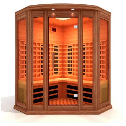 Dynamic Sauna  3 Person Maxxus Full Spectrum Infrared Sauna - Canadian Red Cedar
