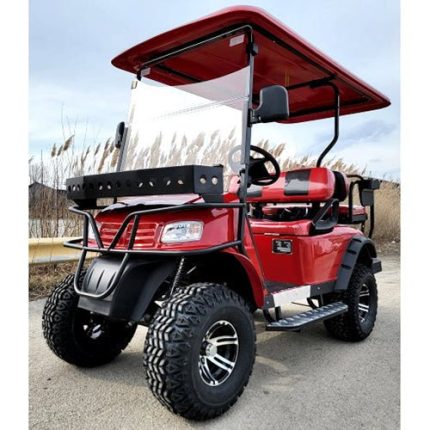 Brand New 48v Electric Golf Cart Lifted & Loaded eMACHINE - RED