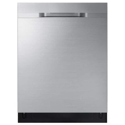 Samsung  24 in. Top Control Tall Tub Dishwasher in Stainless Steel with Stainless Steel Interior Door, 55 dBA