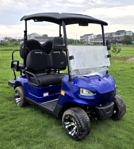 48V Electric Golf Cart 4 Seater Renegade X Edition Utility Golf UTV - BLUE
