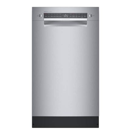 Bosch  800 Series 18 in. ADA Compact Front Control Dishwasher in Stainless Steel with Stainless Steel Tub and 3rd Rack, 44dBA