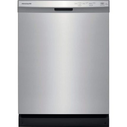 Frigidaire  24 in. Stainless Steel Front Control Built-In Tall Tub Dishwasher, 55 dBA