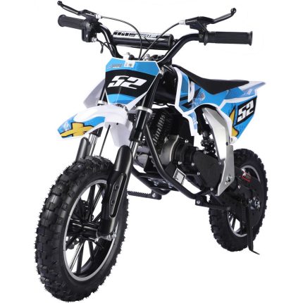 MotoTec Warrior 52cc 2-Stroke Kids Gas Dirt Bike
