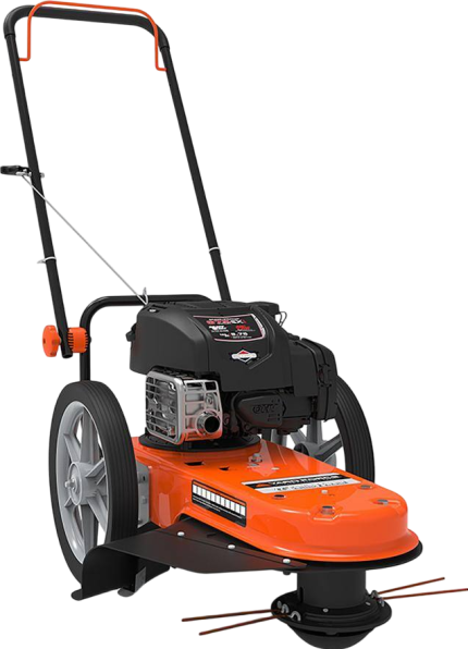 Yard Force YF22-HWT High-Wheeled Trimmer Gas Powered Walk-Behind 22" 163cc Engine New