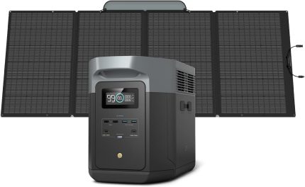 Portable Power Station DELTA 3 Max, 2048Wh LiFePO4 Battery, Solar Generator (Solar Panel Optional)